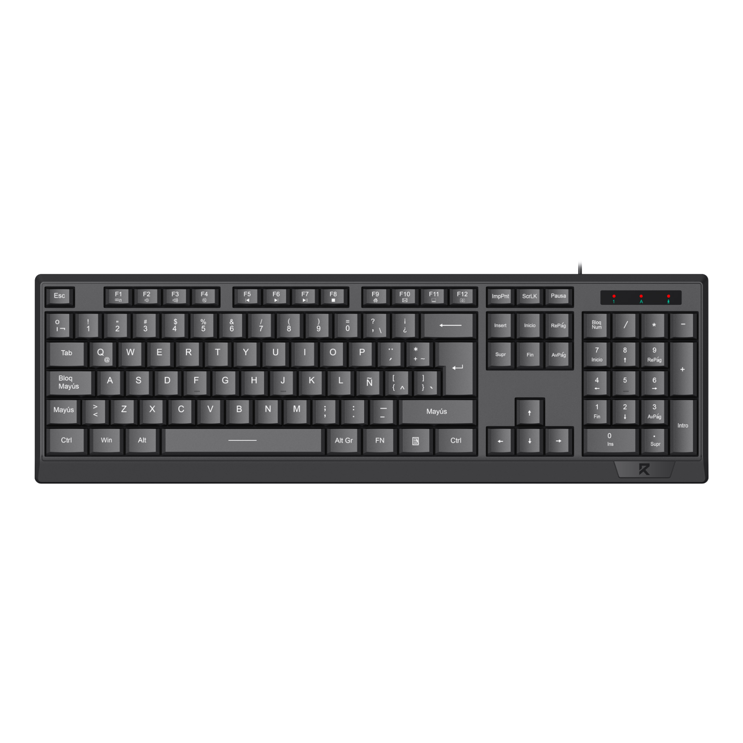 Teclado Redragon BK8345 SP Español negro - Bestmart