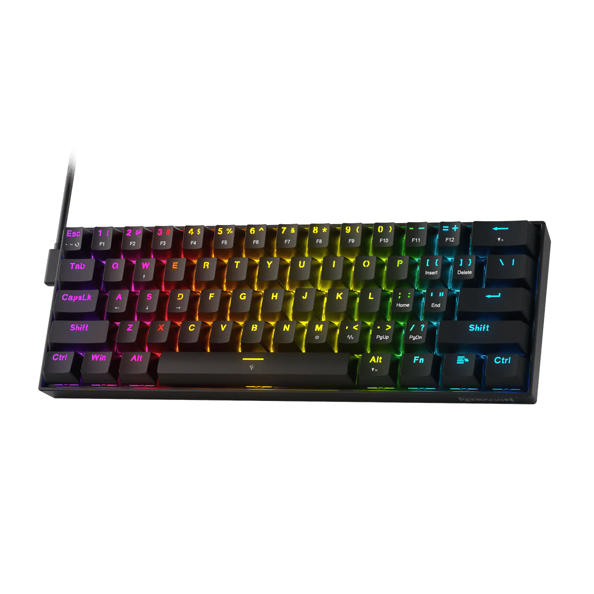 Teclado Redragon Fizz K617RGB - MP SP Magnético Negro - Bestmart