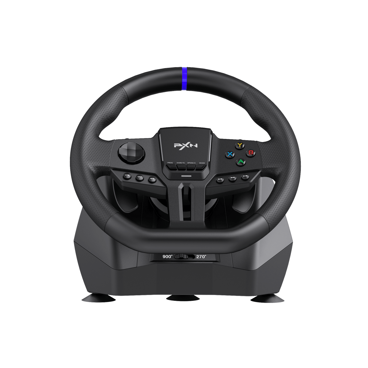 Volante de Carrera PXN V900 GEN2 con Pedales – PC, PS4, Xbox, Nintendo - Negro - Bestmart