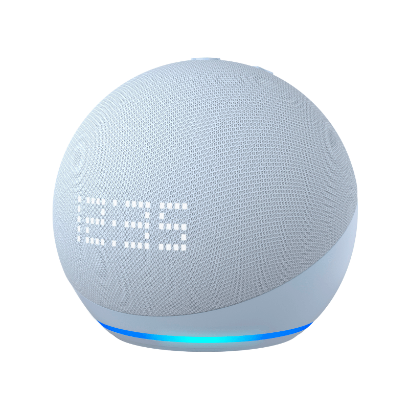 Amazon Alexa Echo Dot 5 con Reloj - Azul
