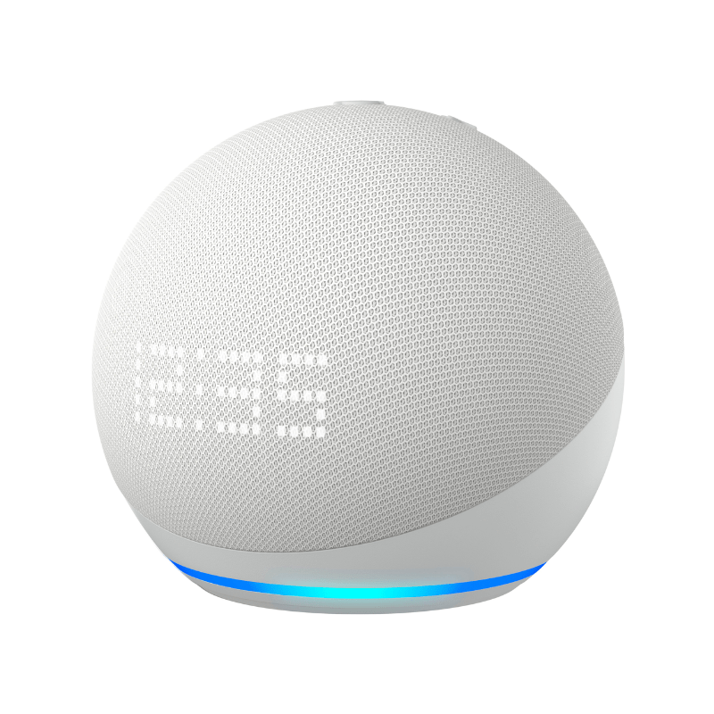 Amazon Alexa Echo Dot 5 con Reloj - Blanco