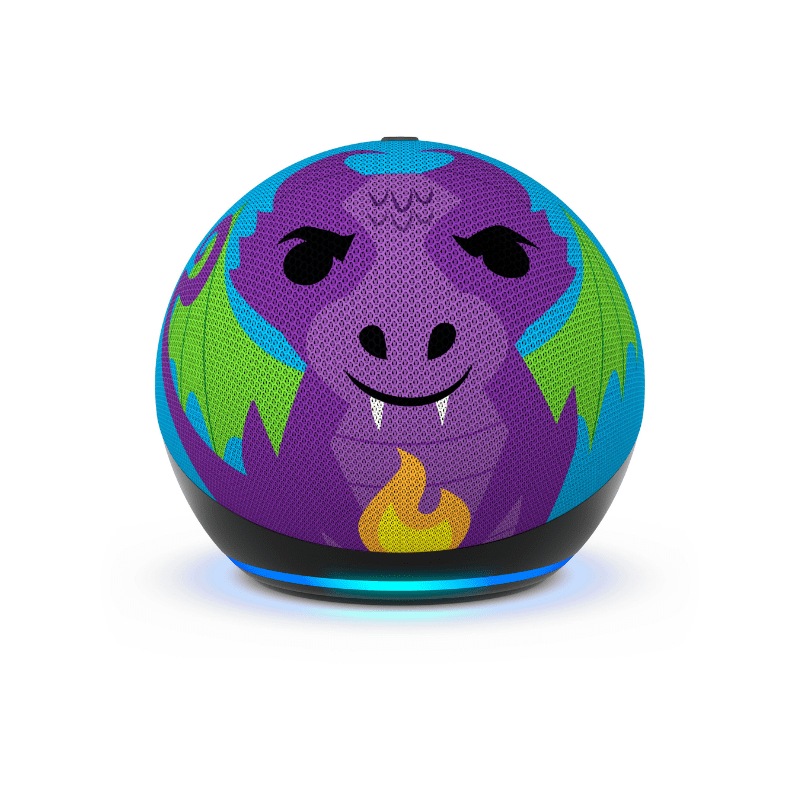 Amazon Alexa Echo Dot Kids 5 (2022) - Dragón de Fuego - Bestmart