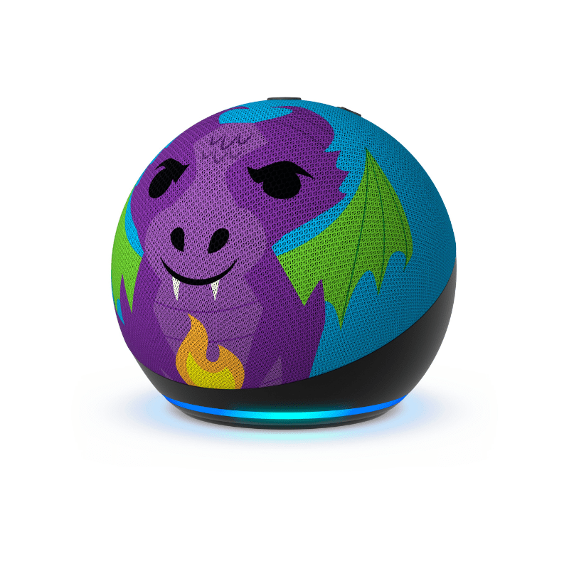 Amazon Alexa Echo Dot Kids 5 (2022) - Dragón de Fuego - Bestmart