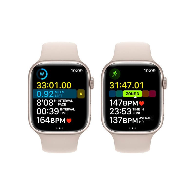 Apple Watch Serie 8 (GPS) Caja Starlight aluminio 45mm con correa sport Starlight - M/L - Bestmart