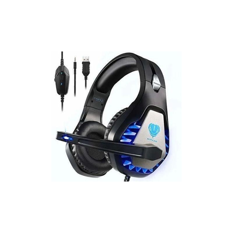 Audífonos Gamer BUTFULAKE GH1 Azul Con Micrófono y Cancelación de Ruido - Bestmart