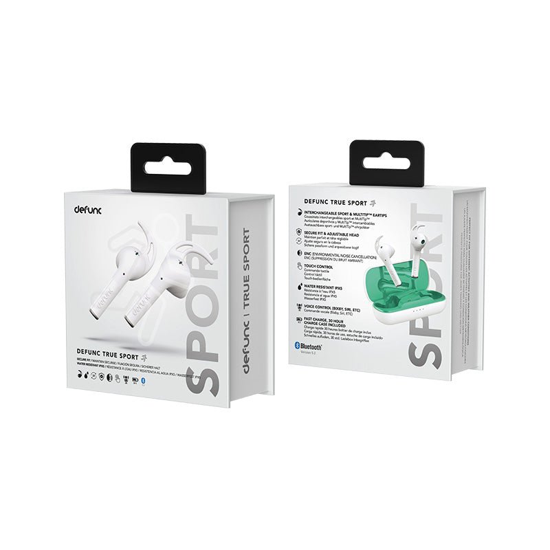 Audífonos Inalámbricos Defunc True Sport - Blanco - Bestmart
