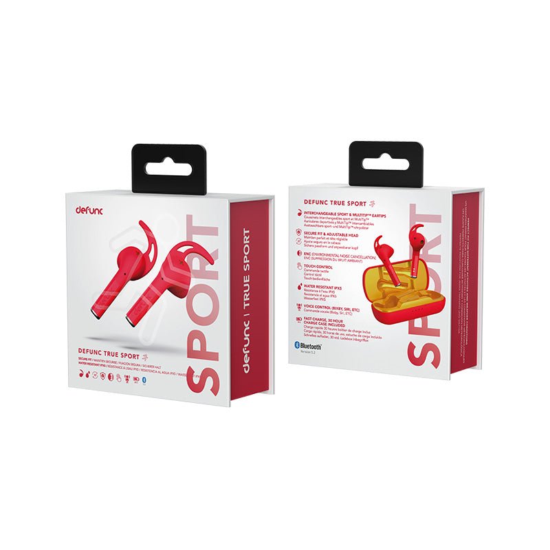 Audífonos Inalámbricos Defunc True Sport - Rojo - Bestmart