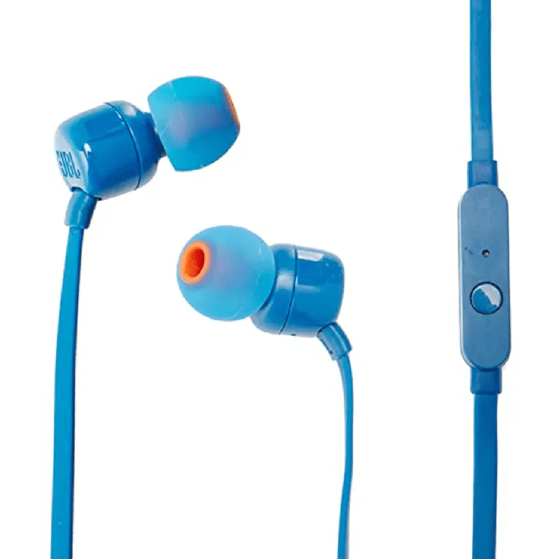 Audífonos JBL Tune 110 con cable Azul - Bestmart