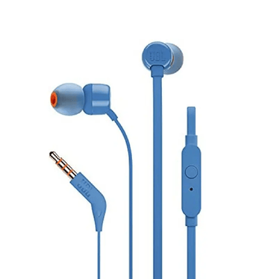 Audífonos JBL Tune 110 con cable Azul - Bestmart