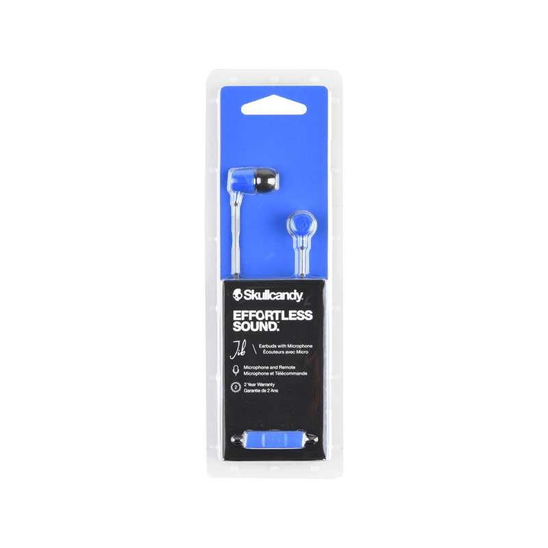 Audífonos Skullcandy JIB Earbuds con Cable - Micrófono - Azul