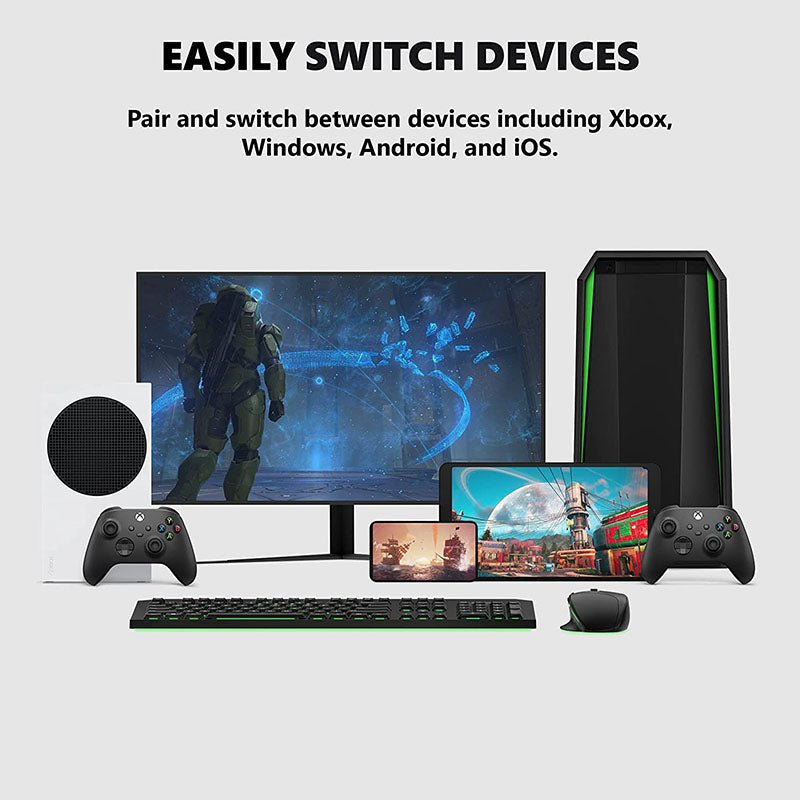 Control Inalámbrico Microsoft Xbox Carbon - Negro - Bestmart