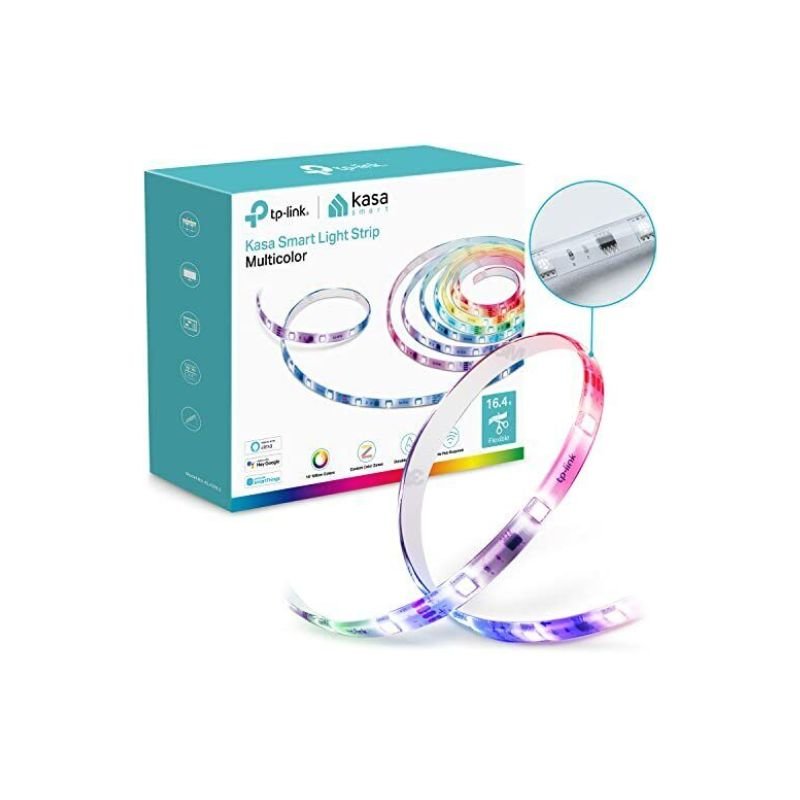 Kasa Smart LED Tira de Luz, 50 zonas de color RGBIC, Wi-Fi 5 metros LED