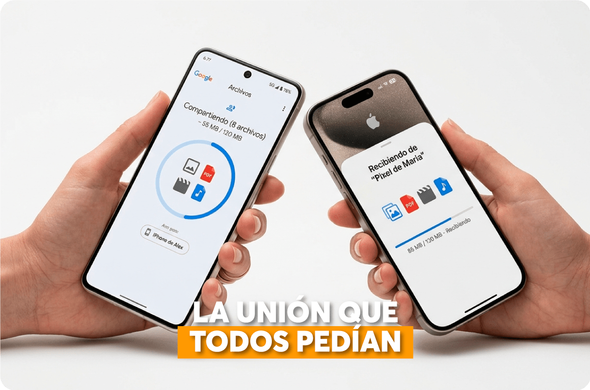 Cómo compartir archivos entre iPhone y Android ya es posible - Bestmart