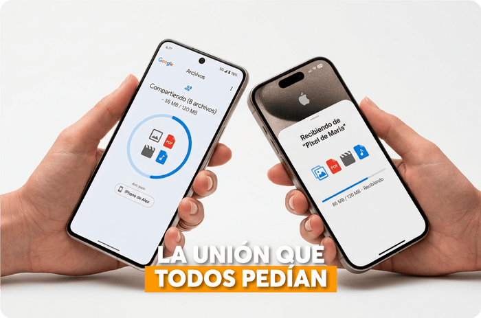 Cómo compartir archivos entre iPhone y Android ya es posible - Bestmart