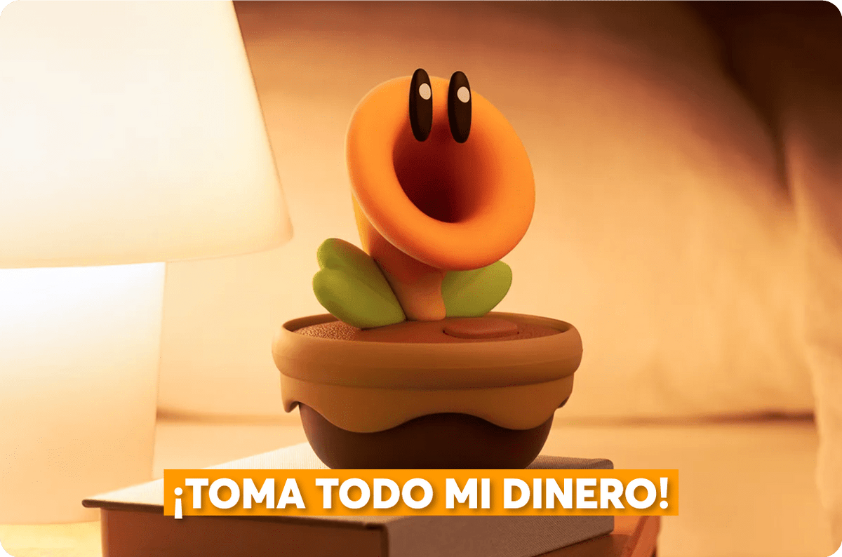 DEL JUEGO A LA VIDA REAL: LA FLOR PARLANTE DE SUPER MARIO ESTARÁ A LA VENTA - Bestmart