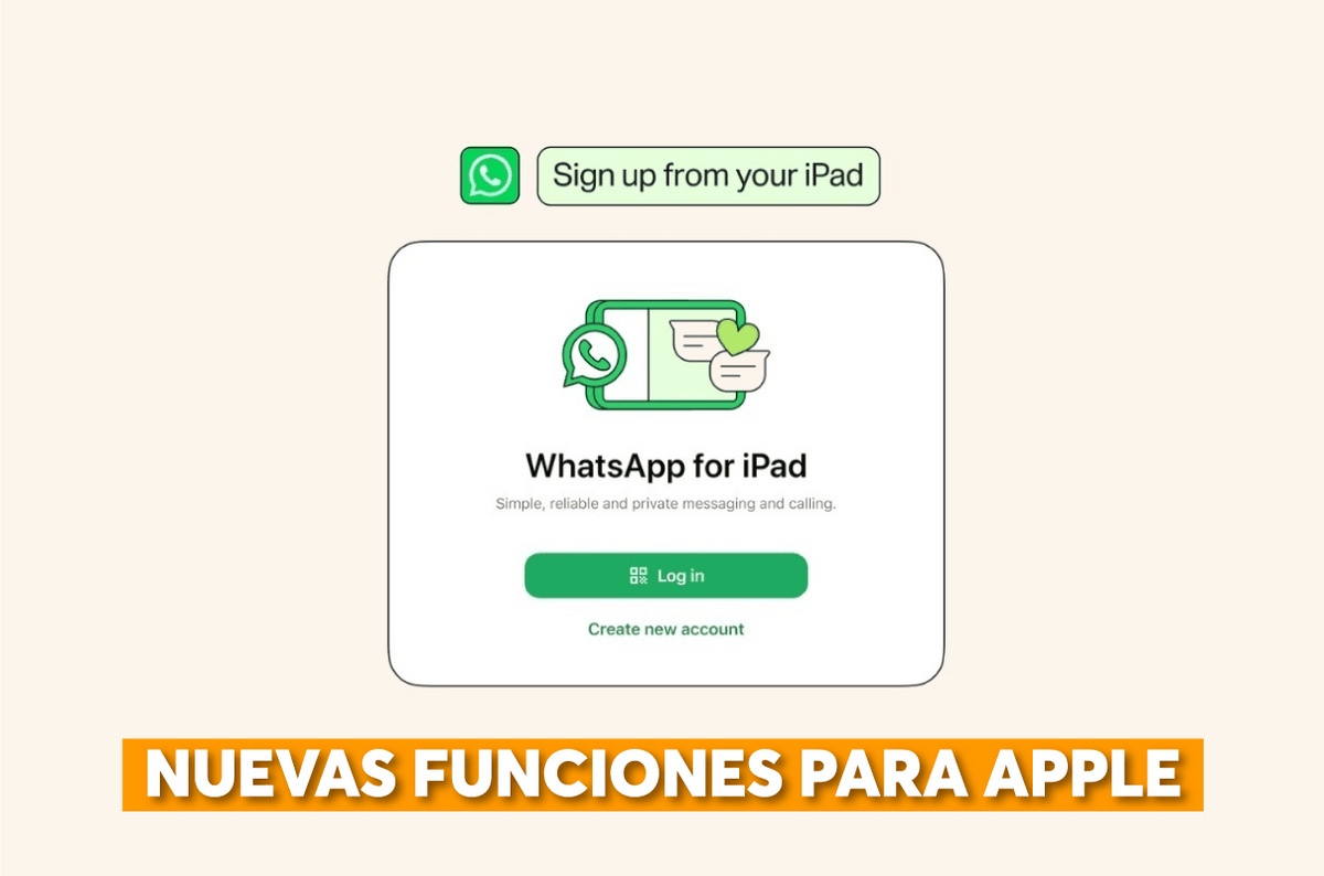 WhatsApp crea cuenta desde iPad y suma nuevas funciones - Bestmart