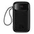 Powerbank Baseus Qpow2 con Pantalla Digital y Cables Lightning y Tipo-C - Carga Rápida 10.000mAh 22.5W - Negro