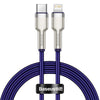 Baseus Baseus cable de datos metálico de la serie Cafule Tipo-C a iP PD 20W 1m - Púrpura - Bestmart