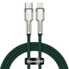 Baseus Baseus cable de datos metálico de la serie Cafule Tipo-C a iP PD 20W 1m - Verde - Bestmart