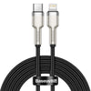 Baseus Baseus cable de datos metálico de la serie Cafule Tipo-C a iP PD 20W 2m - Negro - Bestmart