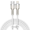 Baseus Baseus cable de datos metálico de la serie Cafule Tipo-C a iP PD 20W 2m - Blanco - Bestmart