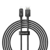 Cable de carga rápida Baseus Unbreakable USB a Lightning de 2 metros - 2.4A - Negro