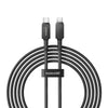 Cable de carga rápida Baseus Unbreakable Tipo C a Tipo C de 2 metros - 100W - Negro