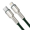 Baseus Baseus cable de datos metálico de la serie Cafule Tipo-C a iP PD 20W 1m - Verde - Bestmart