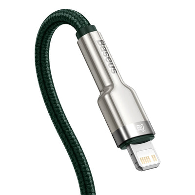 Baseus Baseus cable de datos metálico de la serie Cafule Tipo-C a iP PD 20W 1m - Verde - Bestmart