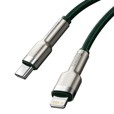 Baseus Baseus cable de datos metálico de la serie Cafule Tipo-C a iP PD 20W 2m - Verde - Bestmart