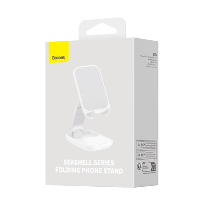 Baseus Baseus Seashell soporte para teléfono plegable - Blanco - Bestmart