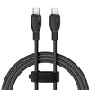 Baseus Baseus cable de carga serie Pudding Tipo-C a Tipo-C 100W 1.2m - Negro - Bestmart