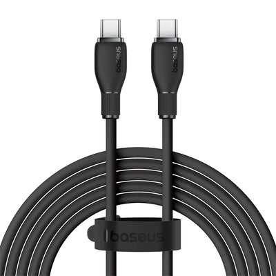 Baseus Baseus cable de carga serie Pudding Tipo-C a Tipo-C 100W 2m - Negro - Bestmart