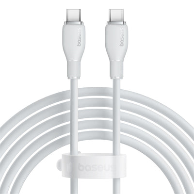 Baseus Baseus cable de carga serie Pudding Tipo-C a Tipo-C 100W 2m - Blanco - Bestmart