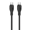 Baseus Baseus cable de carga serie Pudding Tipo-C a Tipo-C 100W 1.2m - Negro - Bestmart