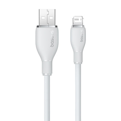 Baseus Baseus cable de carga serie Pudding USB a iP 2.4A 1.2m - Blanco - Bestmart