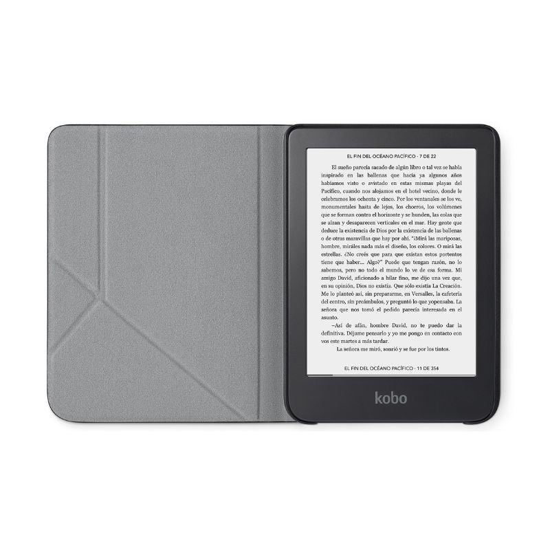 Pack Kobo Clara 2E eReader HD - Azul + Funda Premium SleepCover - Negro