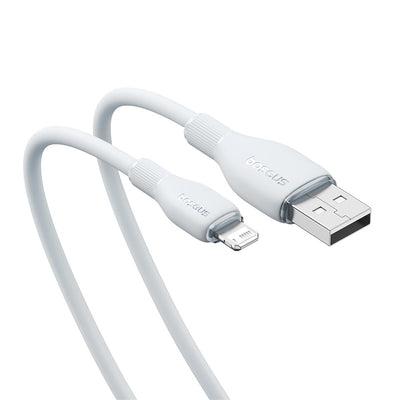 Baseus Baseus cable de carga serie Pudding USB a iP 2.4A 1.2m - Blanco - Bestmart