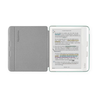 Funda Protectora Basic SleepCover para Kobo Libra Colour - Verde