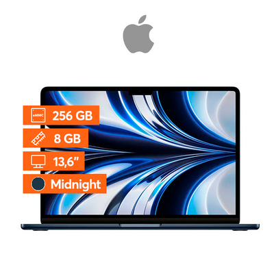 Apple Apple MacBook Air M2 13,6" - 8 GB RAM - 256 GB SSD - Midnight - Bestmart