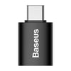 Baseus Baseus Adaptador Mini OTG de la serie Ingenuity Tipo-C a USB-A 3.1 - Negro - Bestmart