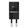 Cargador Rápido Baseus Mini GaN5 1C 20W - Negro