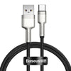 Baseus Baseus cable de datos metálico de la Serie Cafule de USB a Tipo-C 66W 1m - Negro - Bestmart