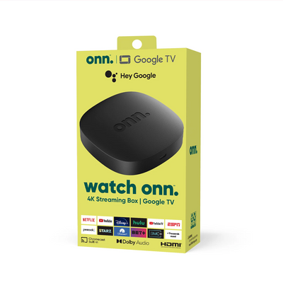 ONN Google TV - 4K - Streaming (2023) - Negro (Desbloqueado)