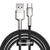 Cable de Carga Rápida Metálico Baseus USB a Tipo-C de 2 Metros - 66W - Serie Cafule Premium - Negro