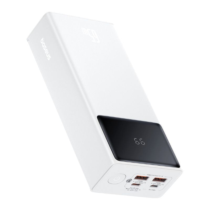 Powerbank Cargador Baseus Star-Lord Digital 30000mAh - 65W - Blanco