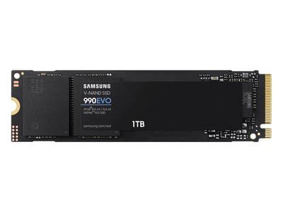 Samsung - 990 EVO SSD 1TB Unidad Interna SSD PCIe Gen 4x4 | Gen 5x2 M.2 2280, Velocidades de hasta 5,000 MB/s