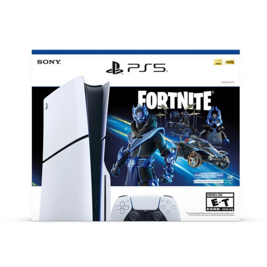 Consola Sony PS5 Slim - Paquete Fortnite Cobalt Star - Edición Disco