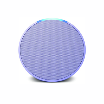 Bestmart Pack Amazon Alexa Echo Pop Lavanda + Audifono Inalambrico Baseus Encok WM01 Blanco - Bestmart