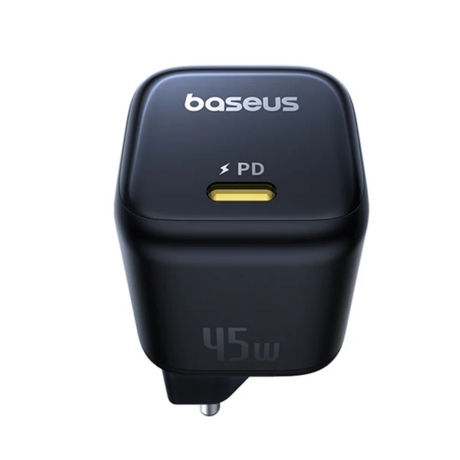Baseus Cargador Rápido Baseus PicoGo GaN USB C 45W Negro - Bestmart
